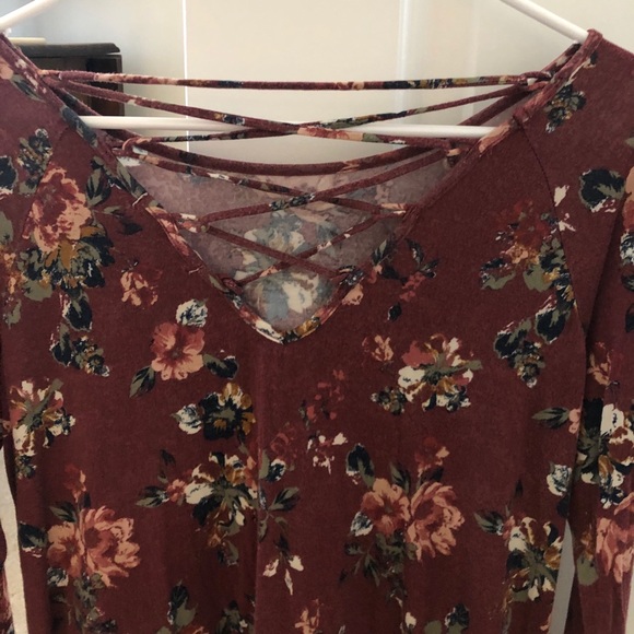 Rewind Long sleeved flower print shirt - Picture 8 of 13